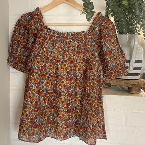 BNWT - DOEN Francis Top - Size XS - Wildflower Meadow